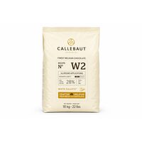  Ciocolata alba 28%, Callebaut W2, Sac 10 kg.