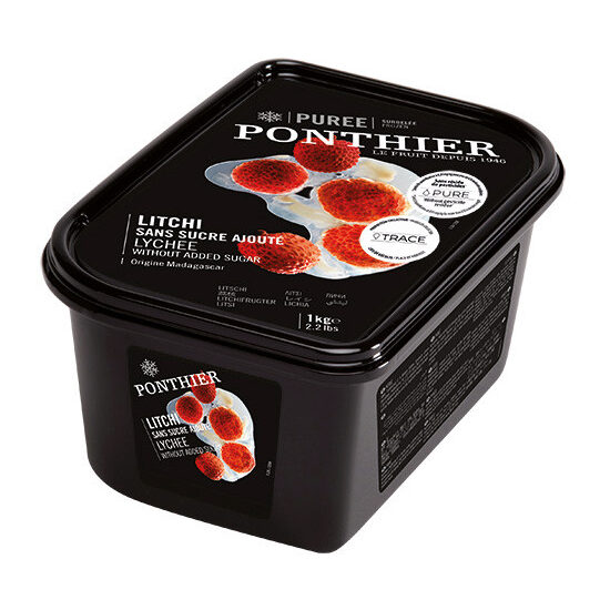 Piure Litchi, congelat, Ponthier, 1 kg