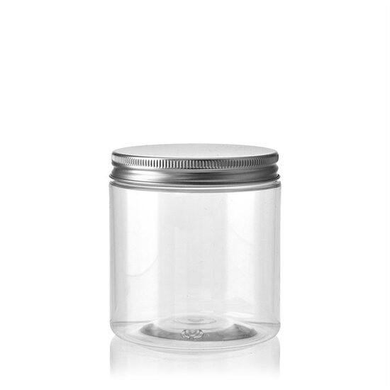 Borcan Transparent 250 ml + capac de aluminiu, bax 35 buc.