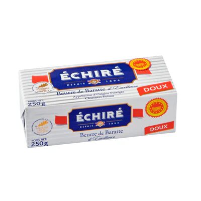 Unt pachet / beurre plaquette 250g Echire, Bax 5 kg