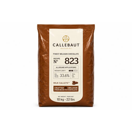  Ciocolata lapte 33.6%, Callebaut 823, Sac 10 kg.